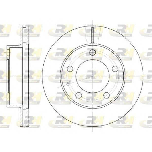 Juego de 2 discos de freno ROADHOUSE para FORD USA Probe II 2.0 16V 1993–1998 - OEM 3395510