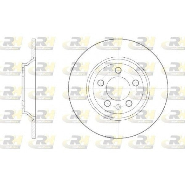 Juego de 2 discos de freno ROADHOUSE para AUDI A1 II City Carver 25 TFSI 2019–2022 - OEM 2Q0615601G