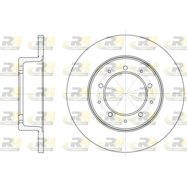 Juego de 2 discos de freno ROADHOUSE para LAND ROVER Defender I Cabrio 2.2 Td4 4x4 2011–2016 - OEM FRC9831