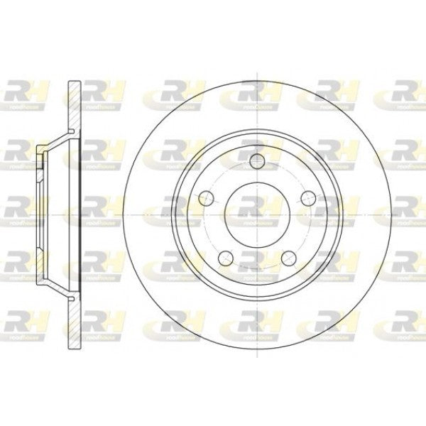 Juego de 2 discos de freno ROADHOUSE para AUDI A4 I 1.6 1994–2000 - OEM 8D0615301A