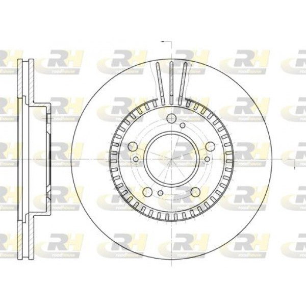 Juego de 2 discos de freno ROADHOUSE para ACURA Legend I Coupe 2.7 1987–1991 - OEM 45251SP0000