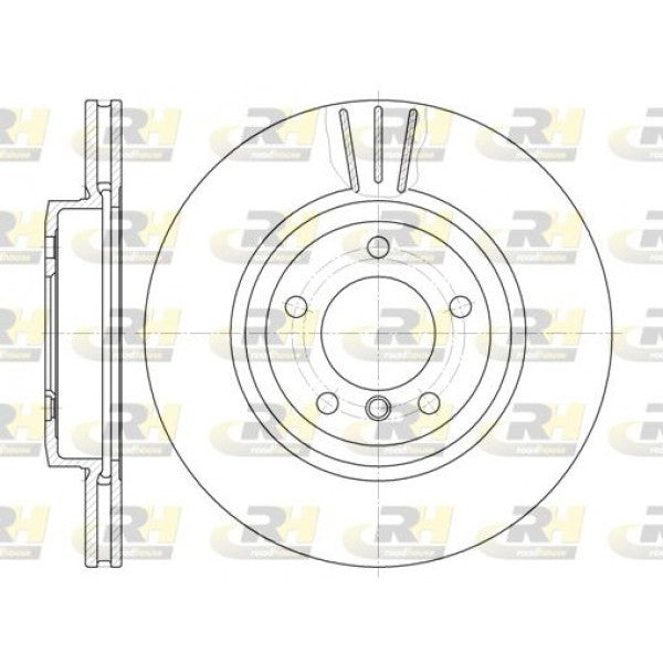 Juego de 2 discos de freno ROADHOUSE para BMW 3 IV 325 i 2000–2005 - OEM 34101166071