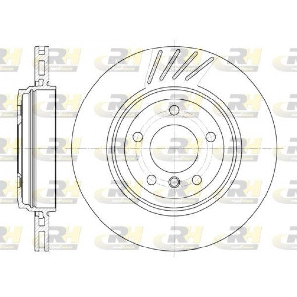 Juego de 2 discos de freno ROADHOUSE para BMW 3 IV 325 i 2000–2005 - OEM 34201166073