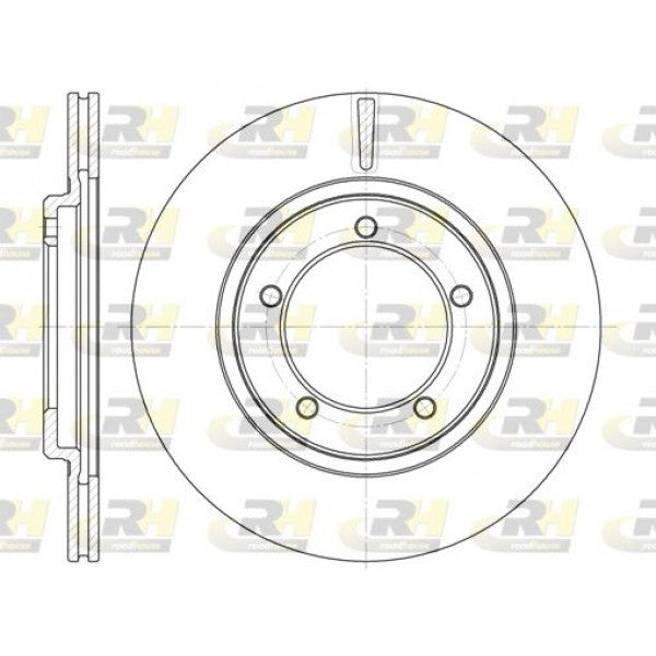 Juego de 2 discos de freno ROADHOUSE para DAIHATSU Feroza Hard Top / Sportrak 1.6 16V 4x4 1988–1999 - OEM 4351287605