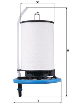 Filtro combustible MAHLE KX 398