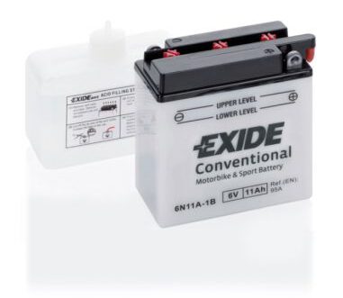 Batería Exide 6N11A-1B Moto Conventional 6 V 11 Ah