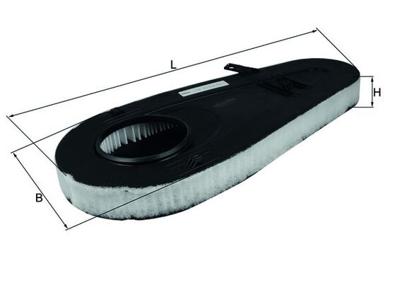 Filtro de aire MAHLE LX 3598