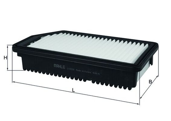 Filtro de aire MAHLE LX 3538