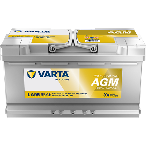 Batería Varta LA95 Professional Dual Purpose AGM 12 V 95 Ah