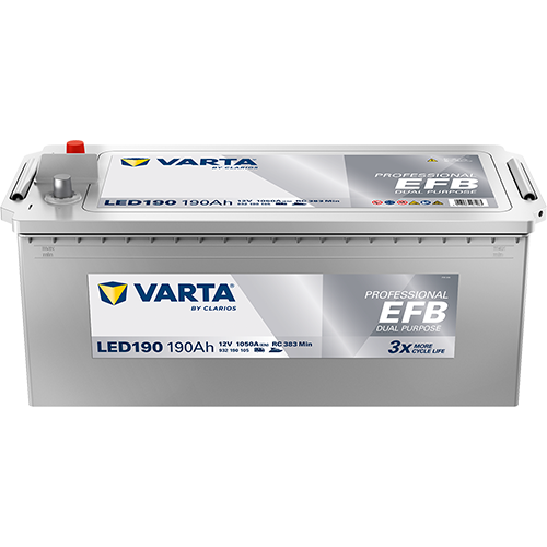 Batería Varta LED190 Professional Dual Purpose 12 V 190 Ah