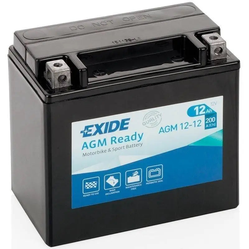 Batería Exide AGM12-12 Moto AGM Ready 12 V 12 Ah