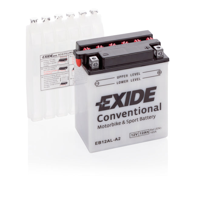 Batería Exide EB12AL-A2 Moto Conventional 12 V 12 Ah