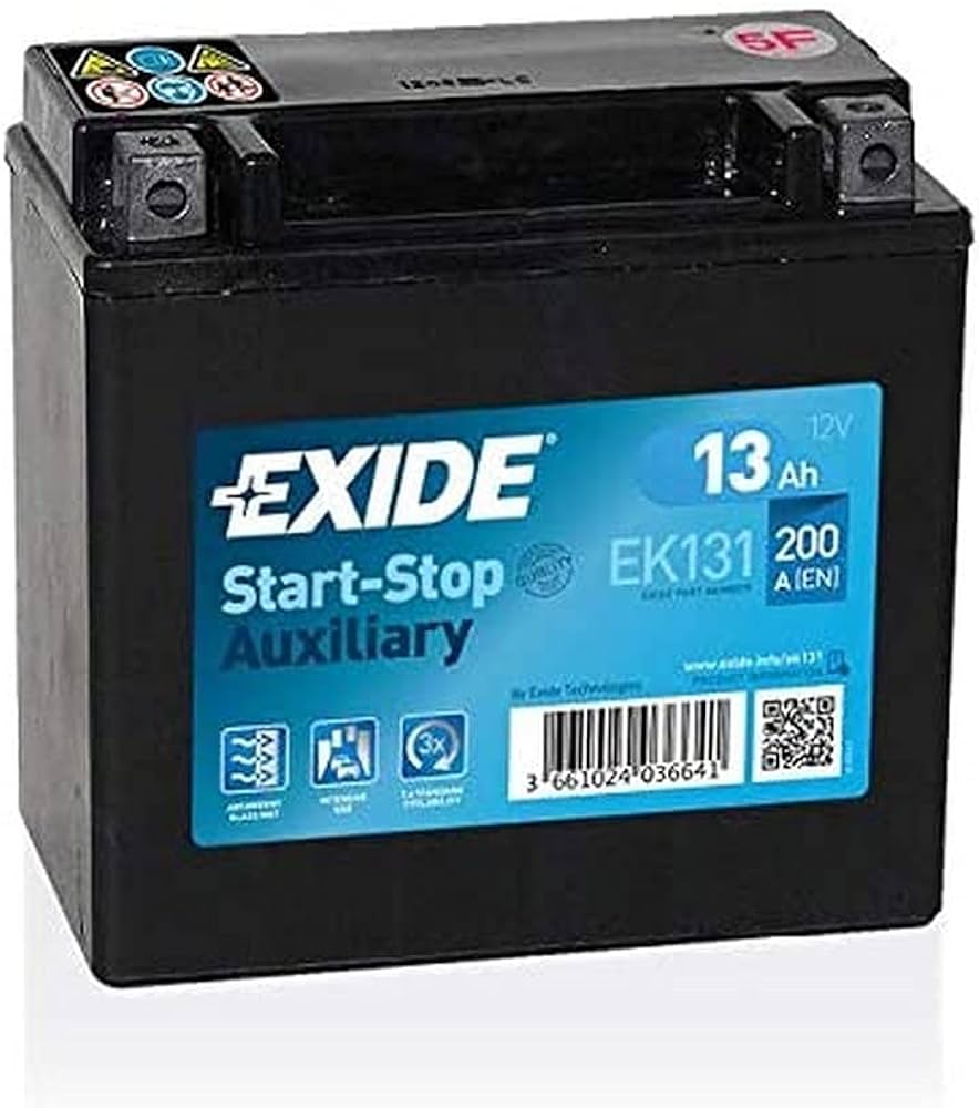 Batería Exide EK131 Auxiliar AGM 12 V 13 Ah
