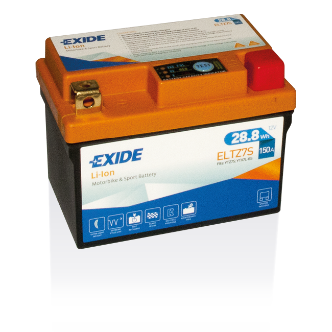Batería Exide ELTZ7S Moto Li-Ion 12 V 2,4 Ah