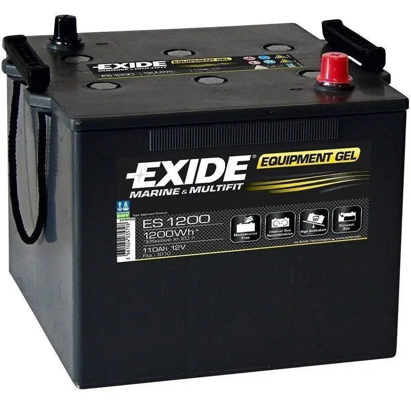 Batería Exide ES1200 Equipment Gel 12 V 110 Ah