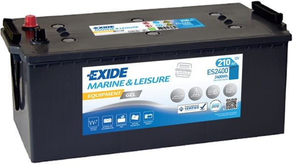 Batería Exide ES2400 Equipment Gel 12 V 210 Ah