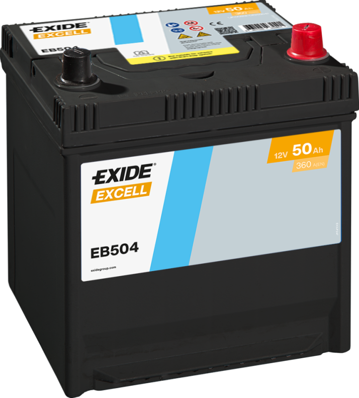 Batería Exide EB504 Excell 12 V 50 Ah