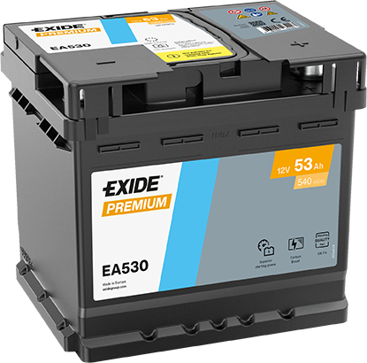 Batería Exide EA530 Premium 12 V 53 Ah