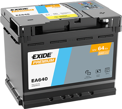 Batería Exide EA640 Premium 12 V 64 Ah