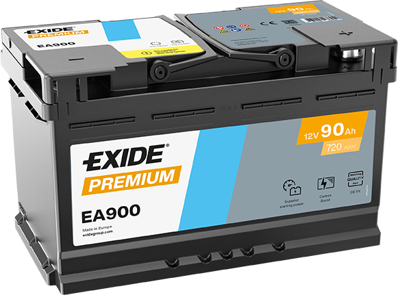 Batería Exide EA900 Premium 12 V 90 Ah