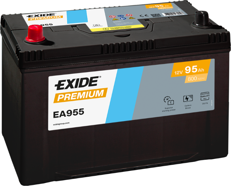 Batería Exide EA955 Premium 12 V 95 Ah