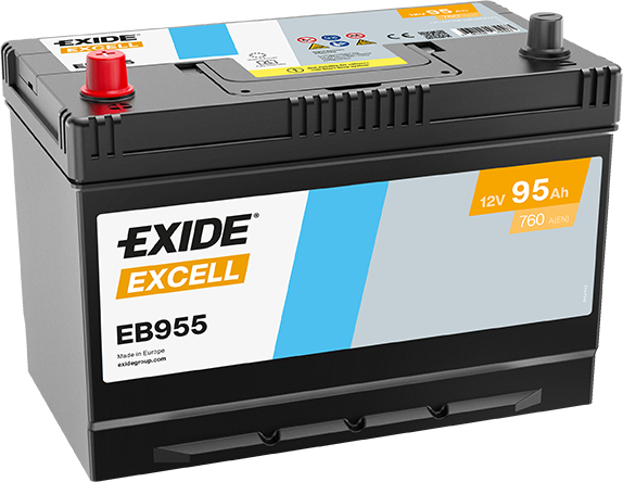 Batería Exide EB955 Excell 12 V 95 Ah