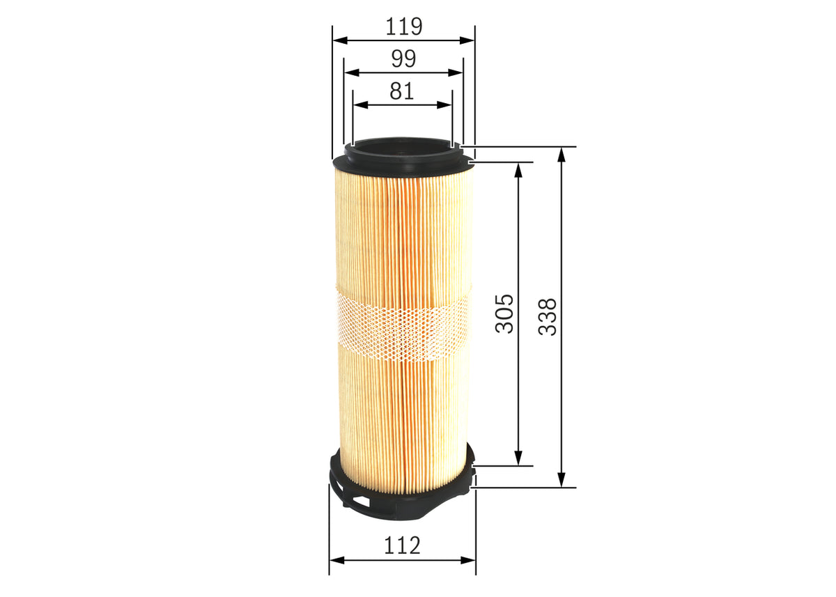 Filtro de aire BOSCH F 026 400 214