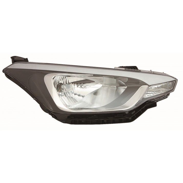 Faro H4 con regulación eléctrica e interior negro, 5 puertas — HYUNDAI I20 (desde 2015) - derecho