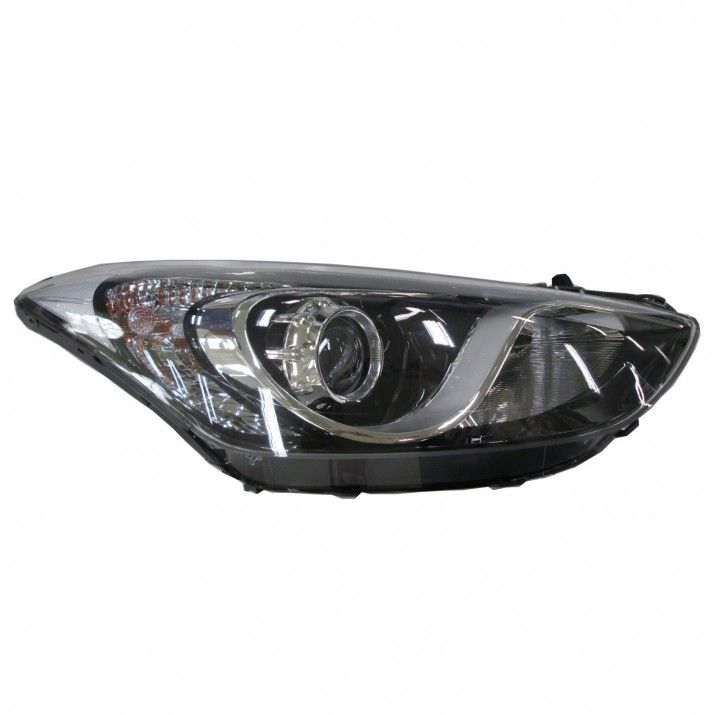 Faro con regulación eléctrica, motor e interior cromado (H7/H7/PY21W/W5W) — HYUNDAI I30 HATCHBACK (desde 2015) - derecho
