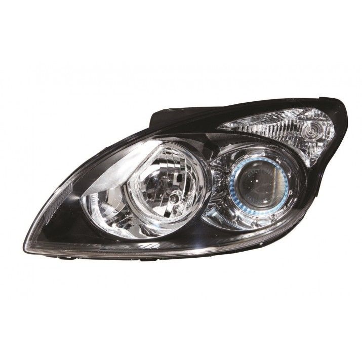 Faro con regulación eléctrica e interior negro — HYUNDAI I30 (desde 2007) - izquierdo