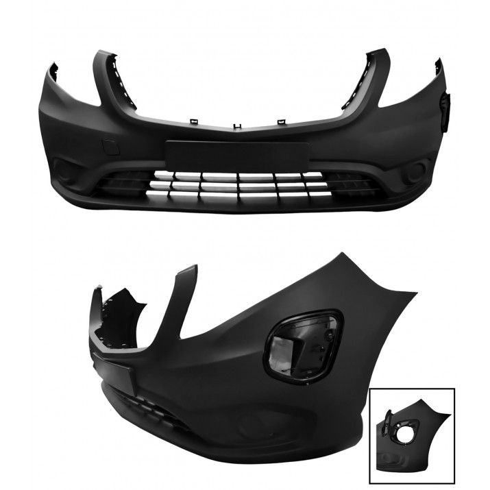 Parachoques delantero para pintar — MERCEDES E-VITO W447 (desde 03/2019)