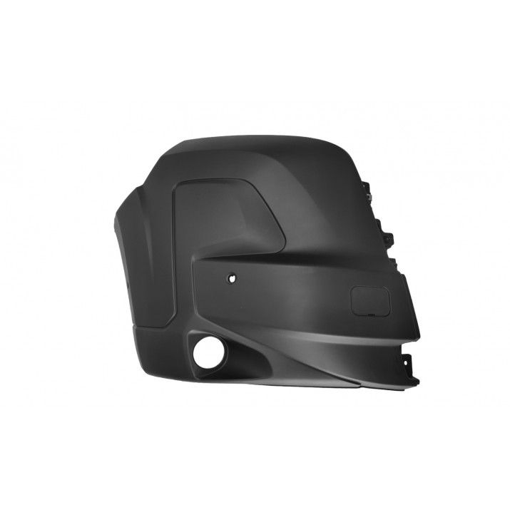 Esquina de parachoques delantero, con hueco para faro y 2 orificios para sensores — FIAT DUCATO / CITROËN JUMPER / PEUGEOT BOXER/MOV (desde 11/2023) - derecho