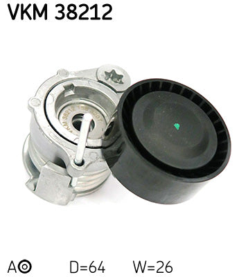 Tensor de correa, correa poli V SKF VKM 38212