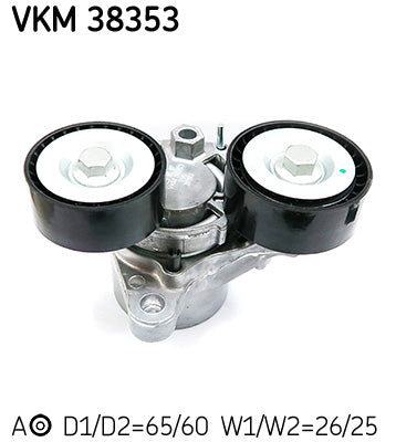 Tensor de correa, correa poli V SKF VKM 38353