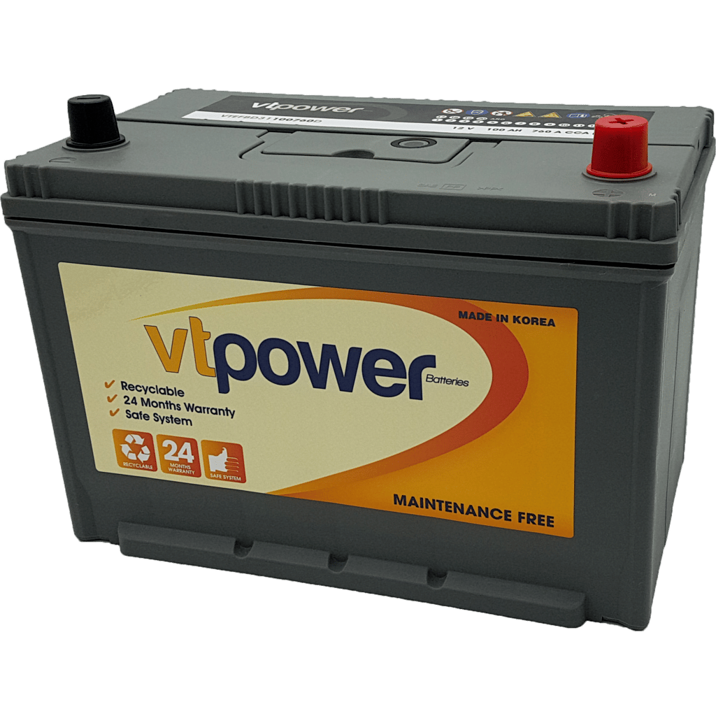 Batería VT Power VTEFBD31100760D EFB 12 V 100 Ah