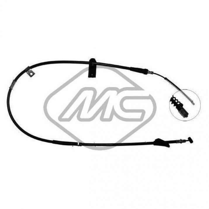 Cable del freno de estacionamiento para OPEL AGILA A (H00) 1.0 12V (F68)