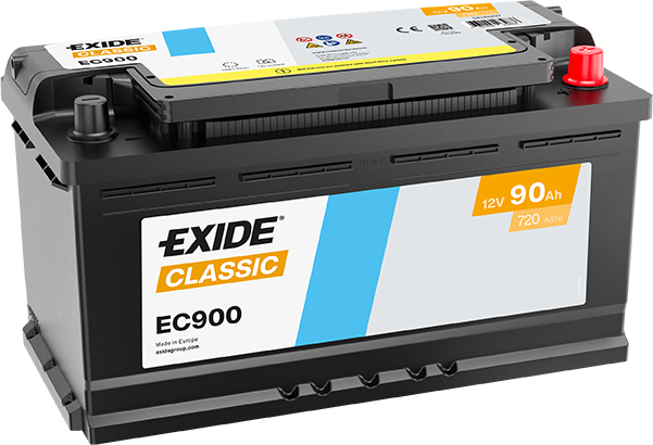 Batería Exide EC900 Classic 12 V 90 Ah