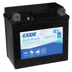 Batería Exide AGM12-5 Moto AGM Ready 12 V 4 Ah