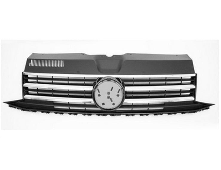 Rejilla completa, negra — VOLKSWAGEN TRANSPORTER T6 fase 1 desde 07/2015 hasta 06/2020 - producto