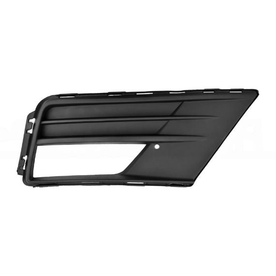 Rejilla derecha parachoques, negra, agujeros antiniebla (Mod. Van) — VOLKSWAGEN CADDY 4 desde 07/2015 hasta 12/2020 - producto