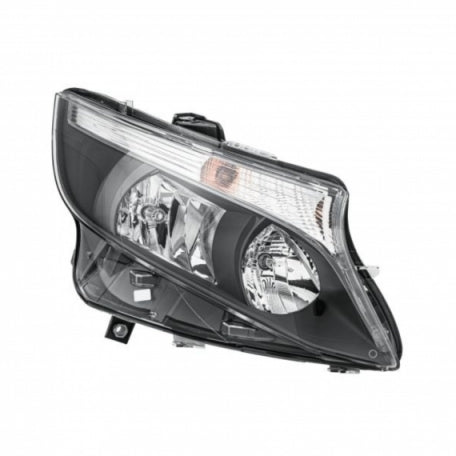 Faro delantero Mercedes Vito W447 2014–2019 H7+H15 HELLA gris - derecho