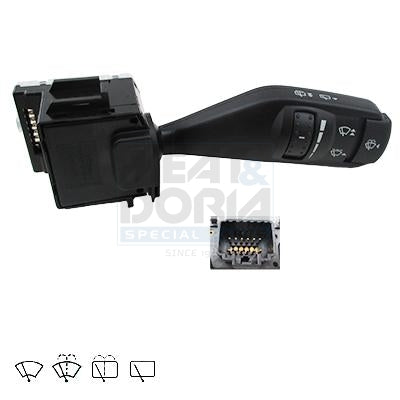 Conmutador en la columna de dirección MEAT & DORIA 23322 FORD FOCUS II 1.6 TDCi