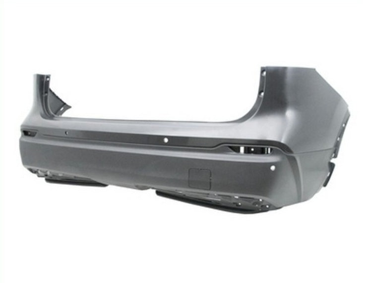 Parachoques trasero negro, agujeros sensores, tapa gancho (Mod. Tekna) — NISSAN QASHQAI 2 fase 2 desde 07/2017 - producto