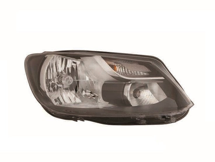 Faro delantero Volkswagen Caddy III fase 2 2010–2015 H4 negro - derecho