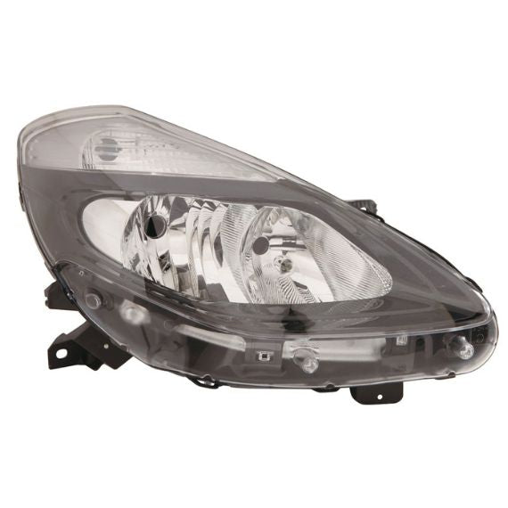Faro eléctrico, negro, H7 — RENAULT CLIO 3 fase 1 desde 09/2005 hasta 03/2009 - derecho