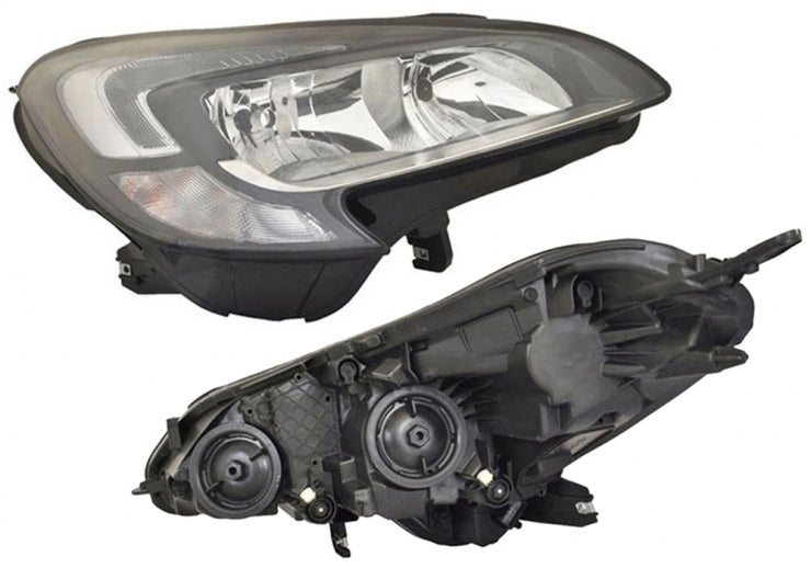 Faro eléctrico LED H7 + H7 (motor) — OPEL CORSA E 3/5 puertas desde 01/2015 hasta 08/2019 - derecho