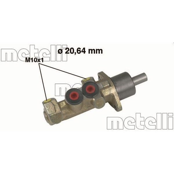 Bomba principal de freno METELLI para RENAULT 19 I 1.7 1988–1992 - OEM 7700829834