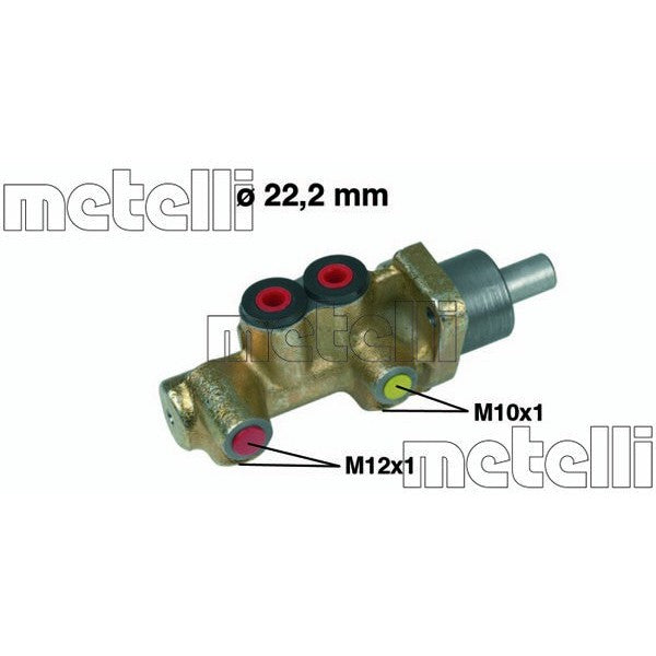 Bomba principal de freno METELLI para OPEL Astra F 1.4 1991–1993 - OEM 558058
