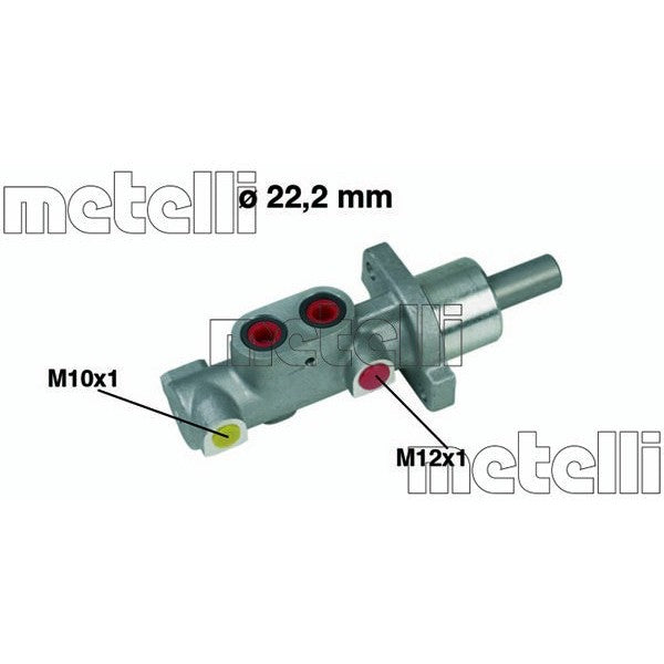 Bomba principal de freno METELLI para CITROEN Xsara 1.4 i 1997–2005 - OEM 4601H5
