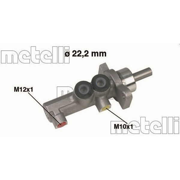 Bomba principal de freno METELLI para OPEL Vectra B 1.6 i 1995–2002 - OEM 3495542